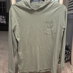 Vineyard Vines Boys Sage Hoodie with Pocket